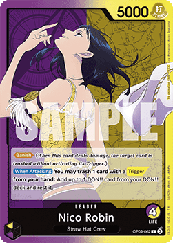 Nico Robin (OP09-062) (V.1) - Emperors in the New World (Leader) [OP09-062] - TCG Shoppen TCG Shoppen One Piece Single