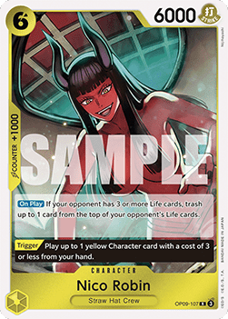 Nico Robin (OP09-107) (V.1) - Emperors in the New World (Rare) [OP09-107] - TCG Shoppen TCG Shoppen One Piece Single