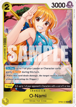 O-Nami (OP06-101) (V.1) - Wings of the Captain (Rare) [OP06-101] - TCG Shoppen TCG Shoppen One Piece Single