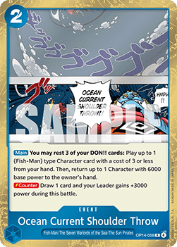 Ocean Current Shoulder Throw (OP14-058) - The Azure Sea's Seven (Rare) [OP14-058] - TCG Shoppen TCG Shoppen One Piece Single
