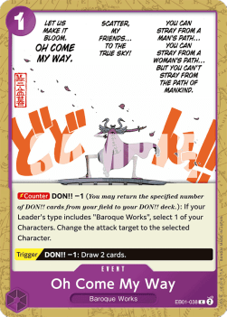 Oh Come My Way (EB01-038) - Memorial Collection (Common) [EB01-038] - TCG Shoppen TCG Shoppen One Piece Single