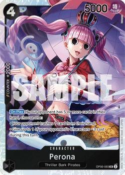 Perona (OP06-093) (V.1) - Wings of the Captain (Super Rare) [OP06-093] - TCG Shoppen TCG Shoppen One Piece Single