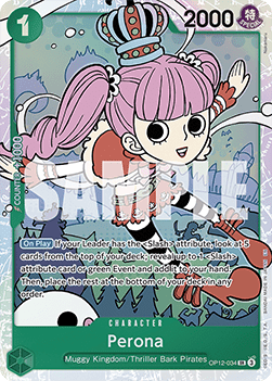Perona (OP12-034) (V.1) - Legacy of the Master (Super Rare) [OP12-034] - TCG Shoppen TCG Shoppen One Piece Single