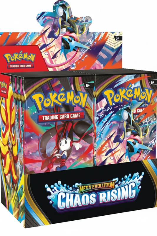 Pokémon TCG: ME04 - Mega Evolution - Chaos Rising Booster Box - TCG Shoppen Pokémon Chaos Rising