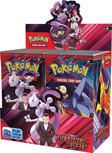 Pokémon TCG: SV10 - Scarlet & Violet - Destined Rivals Booster Box - TCG Shoppen Pokémon Booster Box