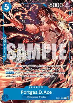 Portgas.D.Ace (OP07-053) (V.4) - Unnumbered Promos (Rare) [UP-OP07-053] - TCG Shoppen TCG Shoppen One Piece Single