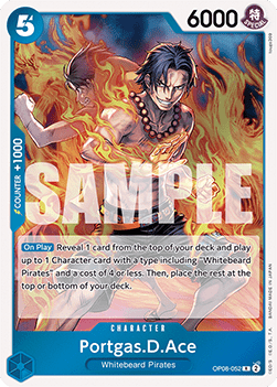 Portgas.D.Ace (OP08-052) (V.1) - Two Legends (Rare) [OP08-052] - TCG Shoppen TCG Shoppen One Piece Single