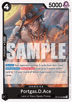 Portgas.D.Ace (OP16-094) - The Time of Battle (Uncommon) [OP16-094] - TCG Shoppen TCG Shoppen One Piece Single