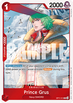 Prince Grus (OP11-013) - A Fist of Divine Speed (Rare) [OP11-013] - TCG Shoppen TCG Shoppen One Piece Single