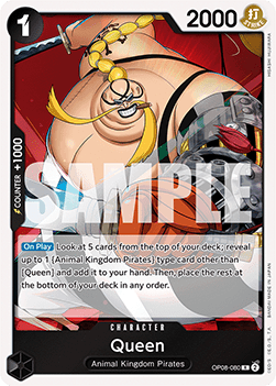 Queen (OP08-080) (V.1) - Two Legends (Rare) [OP08-080] - TCG Shoppen TCG Shoppen One Piece Single