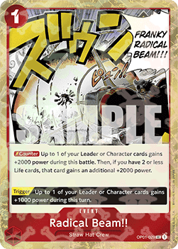 Radical Beam!! (OP01 - 029) (V.2) - The Best (Uncommon) [PRB01 - OP01 - 029] - TCG Shoppen TCG Shoppen One Piece Single