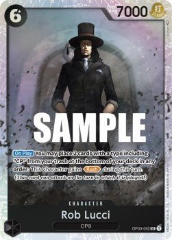 Rob Lucci (OP03 - 092) (V.1) - Pillars of Strength (Super Rare) [OP03 - 092] - TCG Shoppen TCG Shoppen One Piece Single