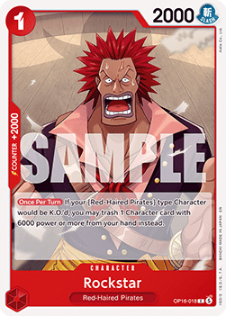 Rockstar (OP16-018) - The Time of Battle (Common) [OP16-018] - TCG Shoppen TCG Shoppen One Piece Single