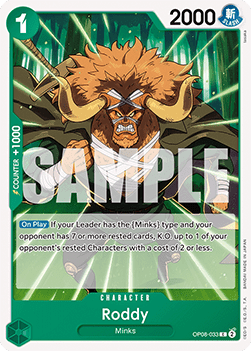 Roddy (OP08-033) - Two Legends (Common) [OP08-033] - TCG Shoppen TCG Shoppen One Piece Single