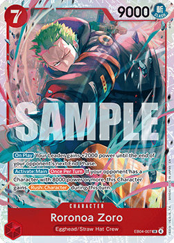 Roronoa Zoro (EB04-007) (V.1) - Adventure on Kami’s Island (Super Rare) [OP15-EB04-007] - TCG Shoppen TCG Shoppen One Piece Single
