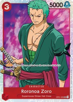 Roronoa Zoro (OP01-025) (V.1) - Romance Dawn (Super Rare) [OP01-025] - TCG Shoppen TCG Shoppen One Piece Single
