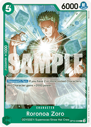 Roronoa Zoro (OP10-038) - Royal Blood (Common) [OP10-038] - TCG Shoppen TCG Shoppen One Piece Single
