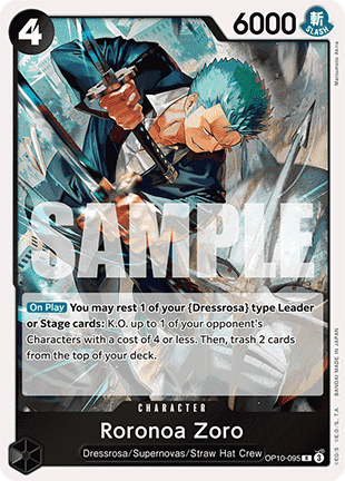 Roronoa Zoro (OP10-095) - Royal Blood (Rare) [OP10-095] - TCG Shoppen TCG Shoppen One Piece Single