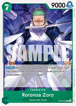 Roronoa Zoro (OP16-035) - The Time of Battle (Common) [OP16-035] - TCG Shoppen TCG Shoppen One Piece Single