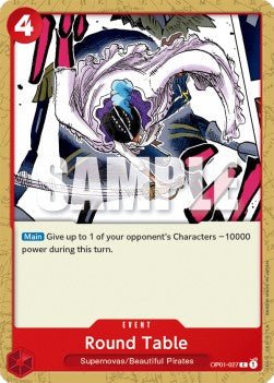 Round Table (OP01 - 027) - Romance Dawn (Common) [OP01 - 027] - TCG Shoppen TCG Shoppen One Piece Single