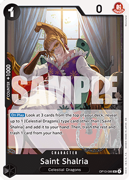 Saint Shalria (OP13-086) - Carrying on his Will (Uncommon) [OP13-086] - TCG Shoppen TCG Shoppen Carrying on his Will
