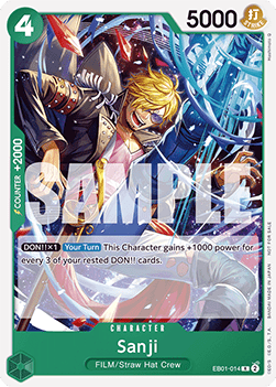 Sanji (EB01-014) (V.1) - Unnumbered Promos (Rare) [UP-EB01-014] - TCG Shoppen TCG Shoppen One Piece Single