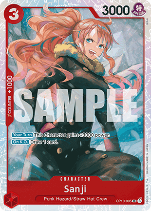 Sanji (OP10-005) (V.1) - Royal Blood (Super Rare) [OP10-005] - TCG Shoppen TCG Shoppen One Piece Single