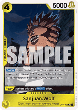 Sanjuan.Wolf (OP16-106) - The Time of Battle (Rare) [OP16-106] - TCG Shoppen TCG Shoppen One Piece Single