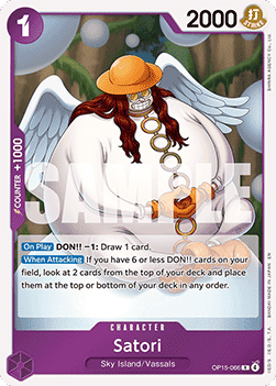 Satori (OP15-066) - Adventure on Kami’s Island (Rare) [OP15-066] - TCG Shoppen TCG Shoppen One Piece Single