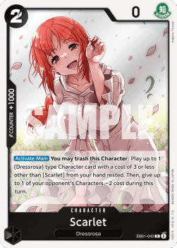 Scarlet (EB01-042) - Memorial Collection (Rare) [EB01-042] - TCG Shoppen TCG Shoppen One Piece Single