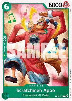 Scratchmen Apoo (OP07-028) - 500 Years into the Future (Common) [OP07-028] - TCG Shoppen TCG Shoppen One Piece Single