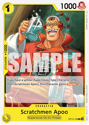 Scratchmen Apoo (OP10-108) - Royal Blood (Common) [OP10-108] - TCG Shoppen TCG Shoppen One Piece Single