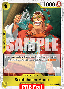 Scratchmen Apoo (OP10-108) (V.2) - The Best Vol.2 (Common) [PRB02-OP10-108] - TCG Shoppen TCG Shoppen One Piece Single
