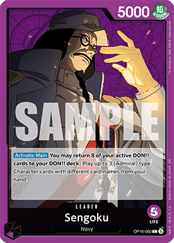 Sengoku (OP16-060) (V.1) - The Time of Battle (Leader) [OP16-060] - TCG Shoppen TCG Shoppen One Piece Single