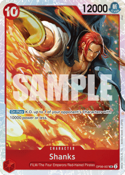 Shanks (OP06-007) (V.1) - Wings of the Captain (Super Rare) [OP06-007] - TCG Shoppen TCG Shoppen One Piece Single