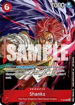 Shanks (P-083) (V.1) - Promos (Promo) [P-083] - TCG Shoppen TCG Shoppen One Piece Single
