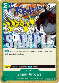 Shark Arrows (OP06-040) - Wings of the Captain (Common) [OP06-040] - TCG Shoppen TCG Shoppen One Piece Single