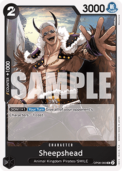 Sheepshead (OP08-083) - Two Legends (Uncommon) [OP08-083] - TCG Shoppen TCG Shoppen One Piece Single