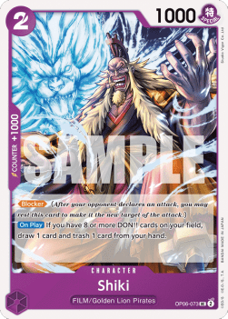 Shiki (OP06-073) - Wings of the Captain (Uncommon) [OP06-073] - TCG Shoppen TCG Shoppen One Piece Single