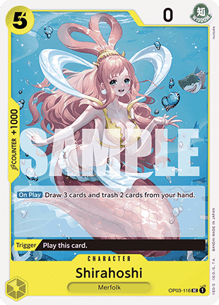 Shirahoshi (OP03 - 116) (V.1) - The Best (Uncommon) [PRB01 - OP03 - 116] - TCG Shoppen TCG Shoppen One Piece Single