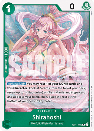 Shirahoshi (OP11-030) - A Fist of Divine Speed (Rare) [OP11-030] - TCG Shoppen TCG Shoppen One Piece Single