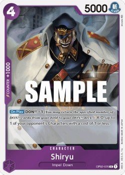 Shiryu (OP02 - 076) - Paramount War (Rare) [OP02 - 076] - TCG Shoppen TCG Shoppen One Piece Single