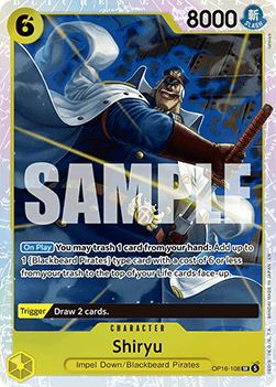 Shiryu (OP16-108) (V.1) - The Time of Battle (Super Rare) [OP16-108] - TCG Shoppen TCG Shoppen One Piece Single