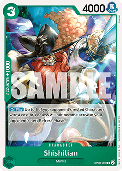 Shishilian (OP08-025) - Two Legends (Common) [OP08-025] - TCG Shoppen TCG Shoppen One Piece Single