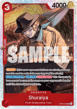 Shuraiya (OP06-009) (V.1) - Wings of the Captain (Super Rare) [OP06-009] - TCG Shoppen TCG Shoppen One Piece Single