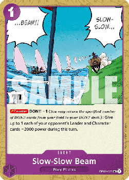 Slow-Slow Beam (OP07-075) - 500 Years into the Future (Uncommon) [OP07-075] - TCG Shoppen TCG Shoppen One Piece Single