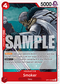 Smoker (OP11-005) - A Fist of Divine Speed (Common) [OP11-005] - TCG Shoppen TCG Shoppen One Piece Single