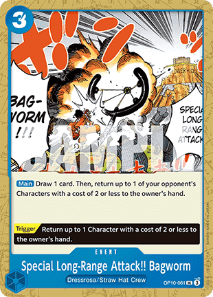 Special Long-Range Attack!! Bagworm (OP10-061) - Royal Blood (Uncommon) [OP10-061] - TCG Shoppen TCG Shoppen One Piece Single