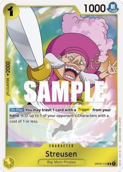 Streusen (OP03-115) - Pillars of Strength (Rare) [OP03-115] - TCG Shoppen TCG Shoppen One Piece Single