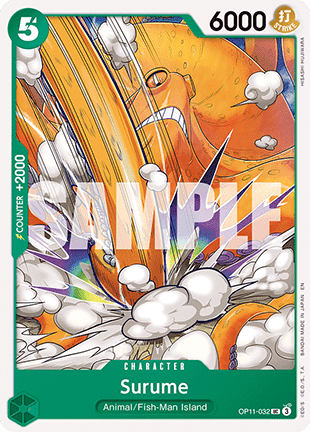 Surume (OP11-032) - A Fist of Divine Speed (Uncommon) [OP11-032] - TCG Shoppen TCG Shoppen One Piece Single